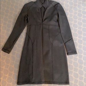 Athleta charcoal gray dress